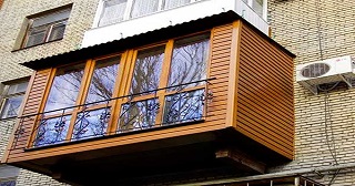 Внешняя отделка балкона Выкса цена от 1051 руб. м/2.